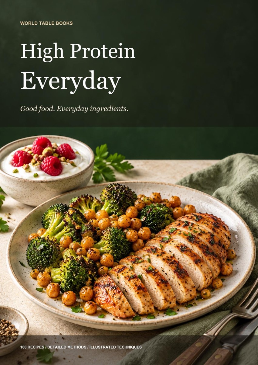 High Protein Everyday cookbook cover