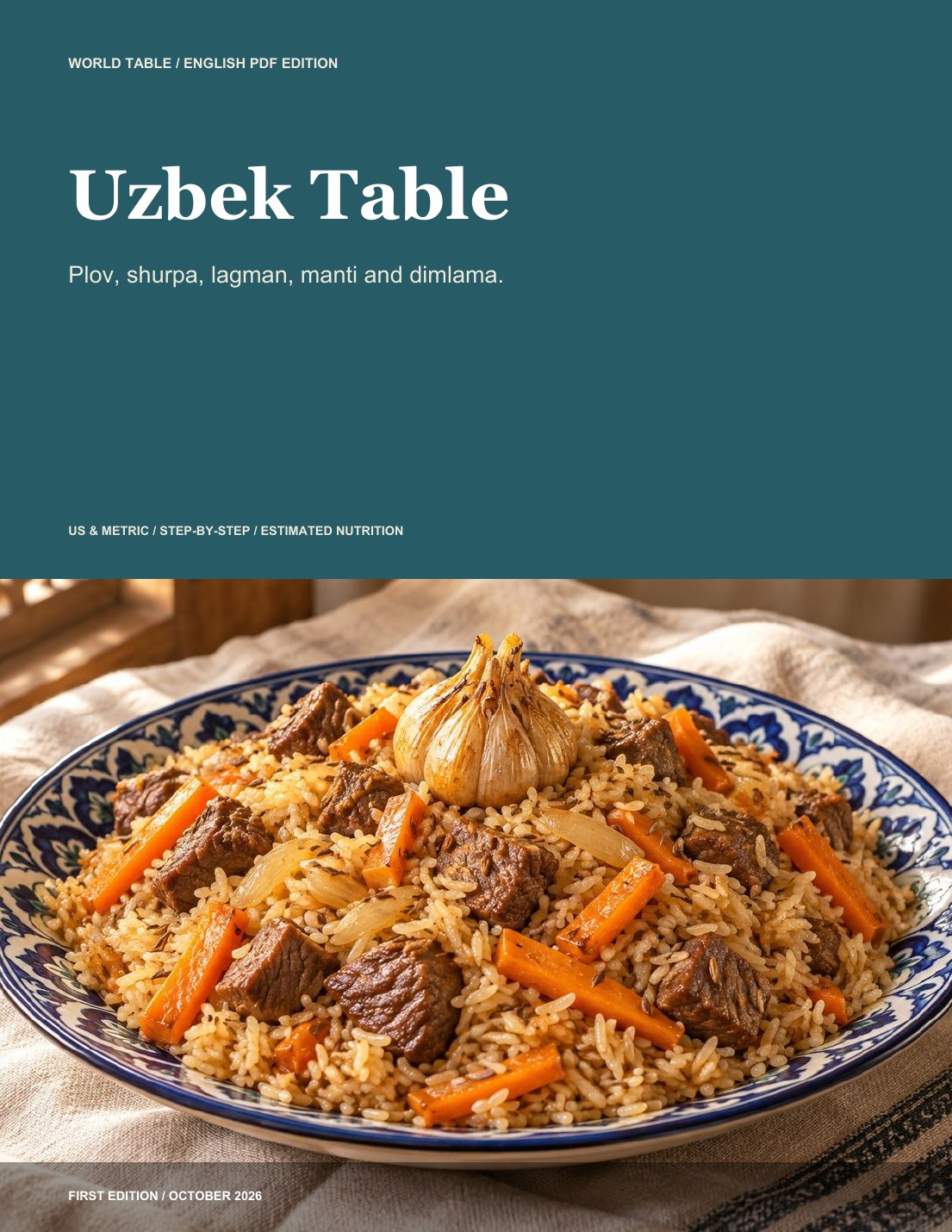 Uzbek Table cookbook cover