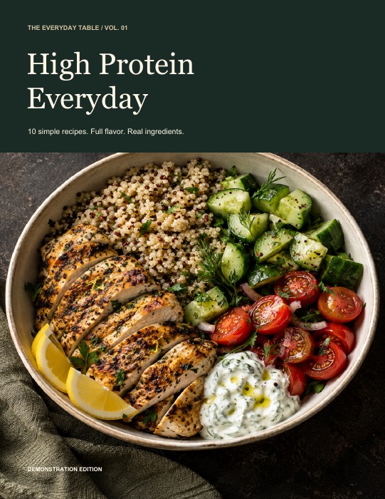 High Protein Everyday cookbook