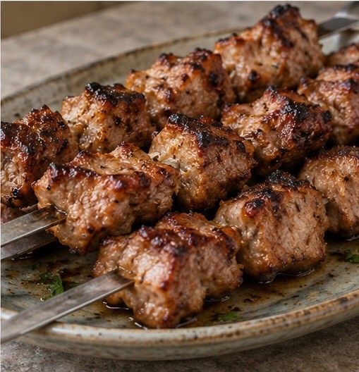 Check temperature, then rest before serving.
