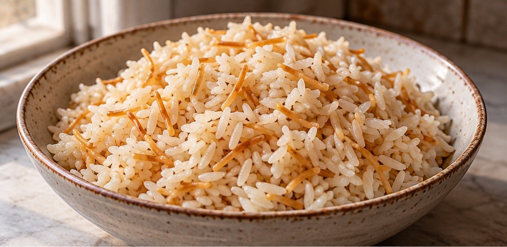 Serving suggestion for Rice pilaf with vermicelli