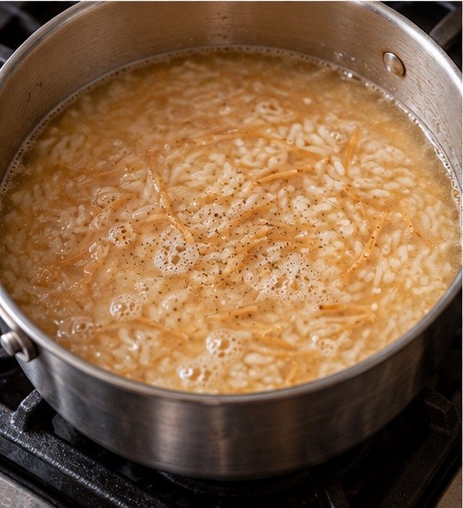 Cook rice and noodles under a tight lid.