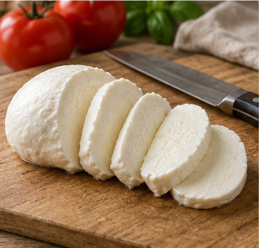 Cut mozzarella into thick slices