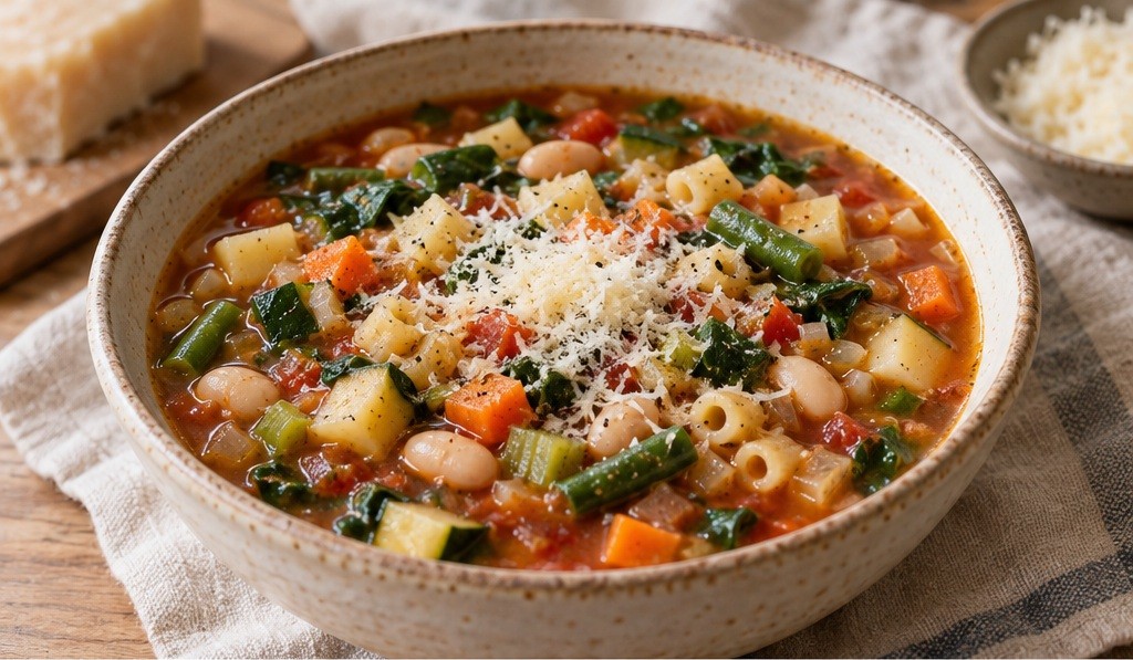 Sugerencia de presentación: Minestrone