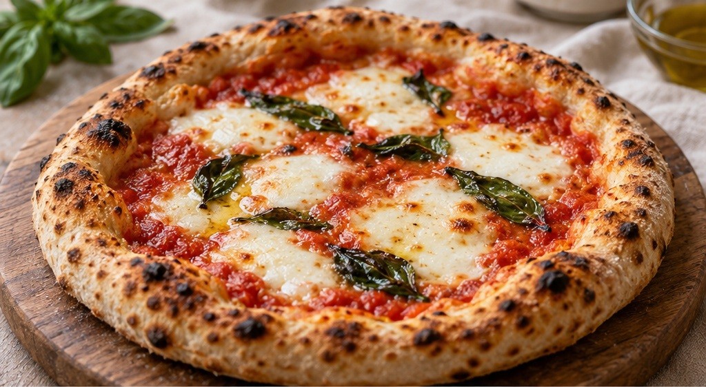 Serving suggestion for Home Oven Pizza Margherita