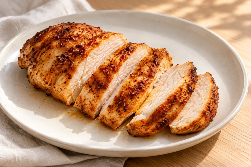 Serving suggestion for Air Fryer Chicken Breast