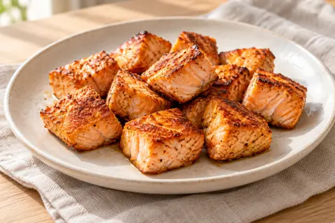 Air Fryer Salmon Bites