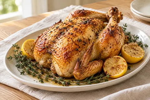 Lemon and Thyme Roast Chicken