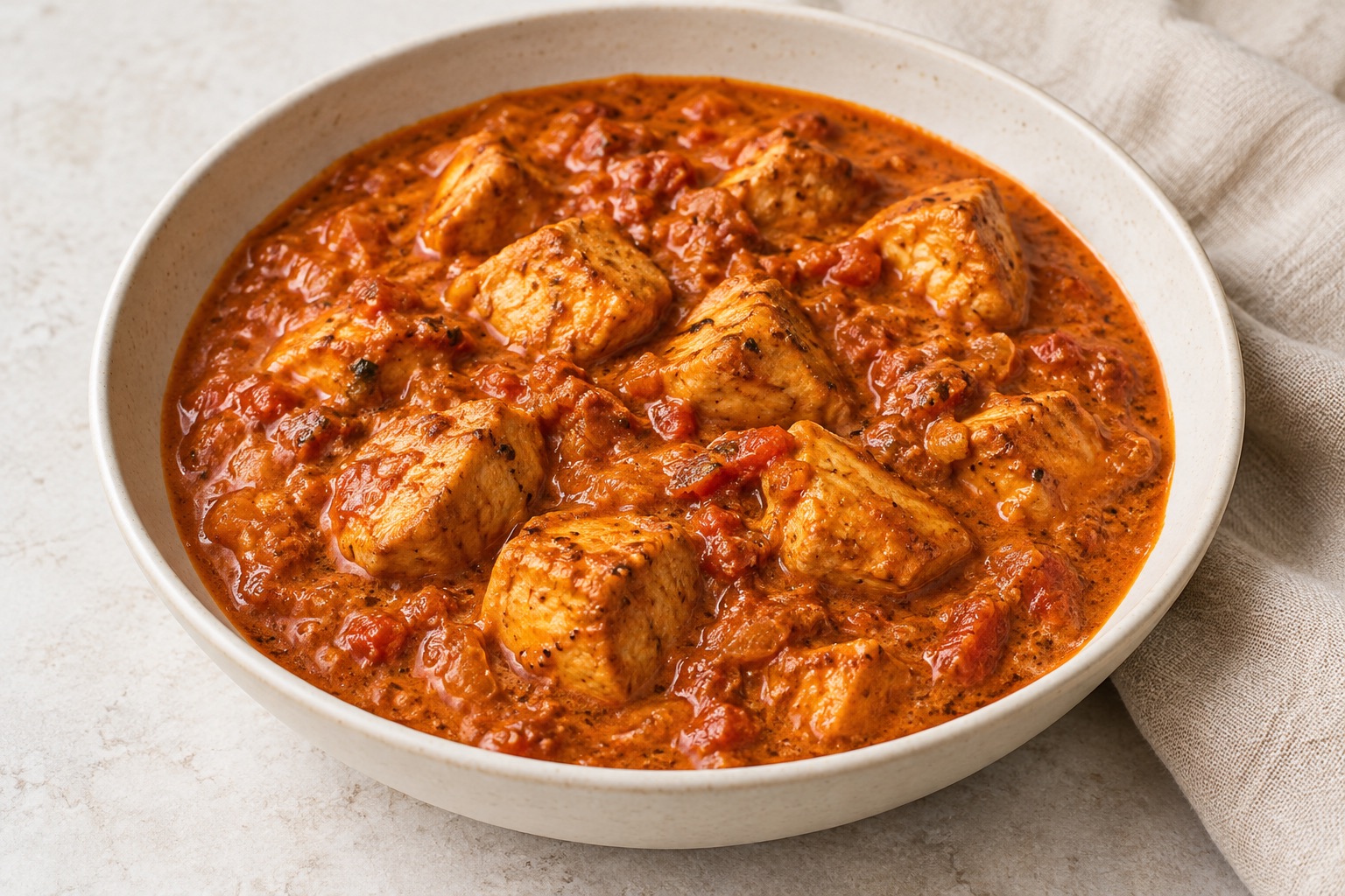 Serving suggestion for Indian Chicken Tikka Masala