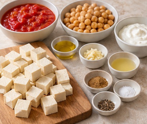 Prepare the measured starch or legumes.