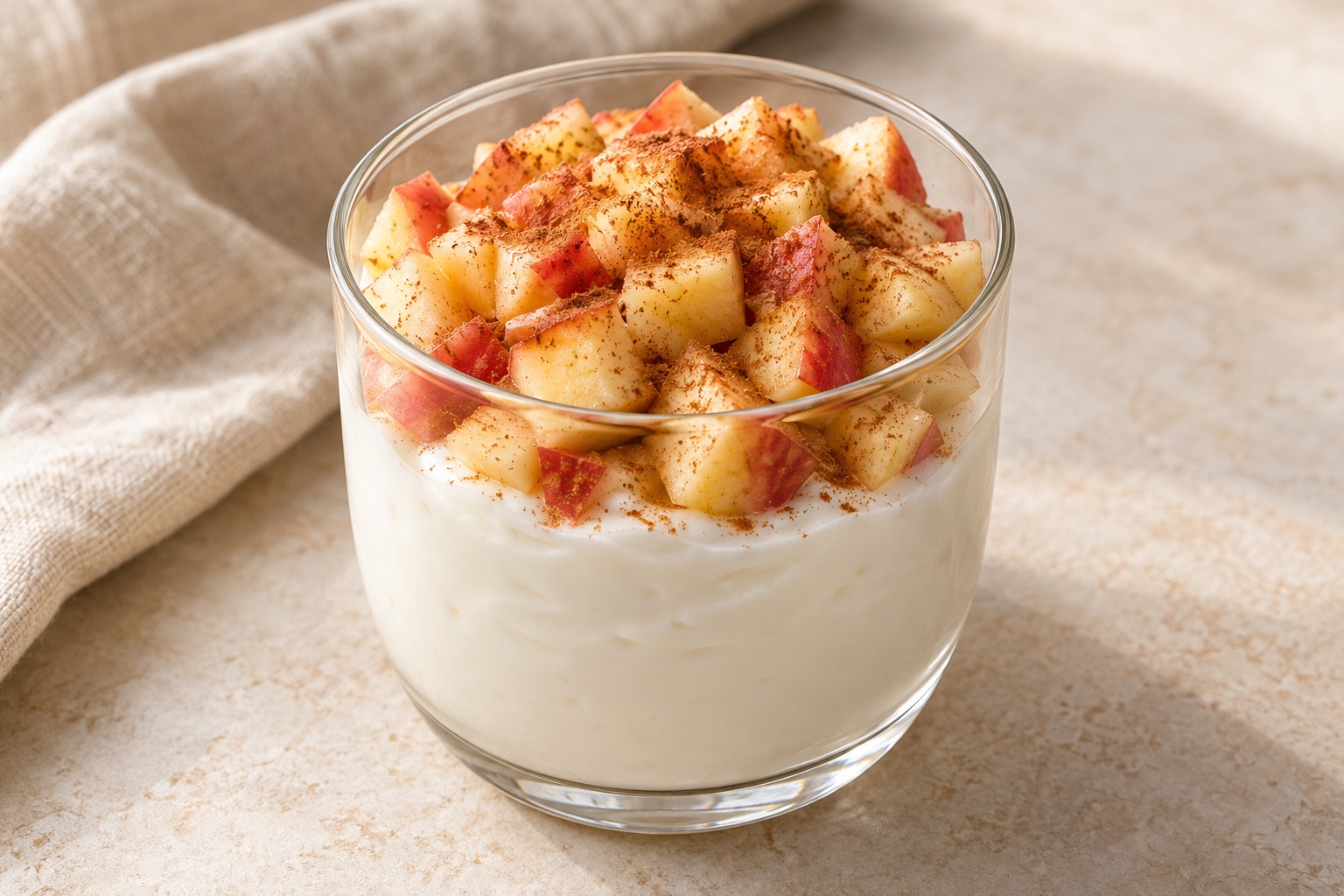 Serving suggestion for Apple Cinnamon Skyr Dessert Cups